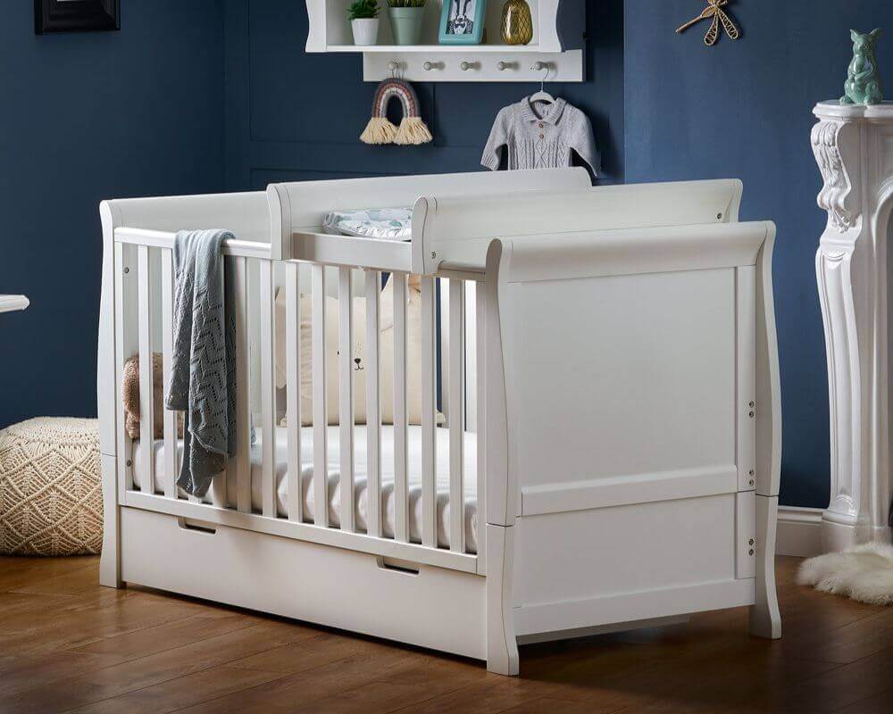 Obaby Stamford Space Saver Cot Cot Top Changer Slumber Bunks