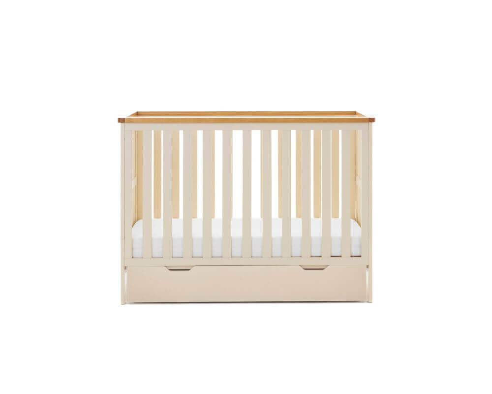 Obaby Cashmere Evie Mini Cot Bed - White Background