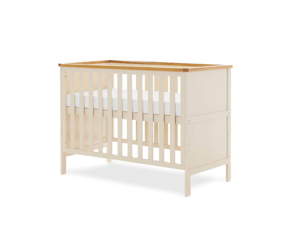 Obaby Cashmere Evie Mini Cot Bed - White Background