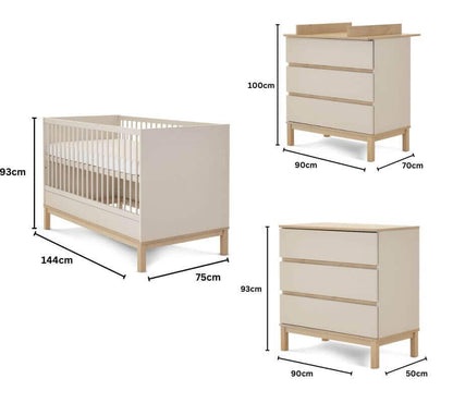 Obaby Astrid 2 Piece Room Cot Bed Set