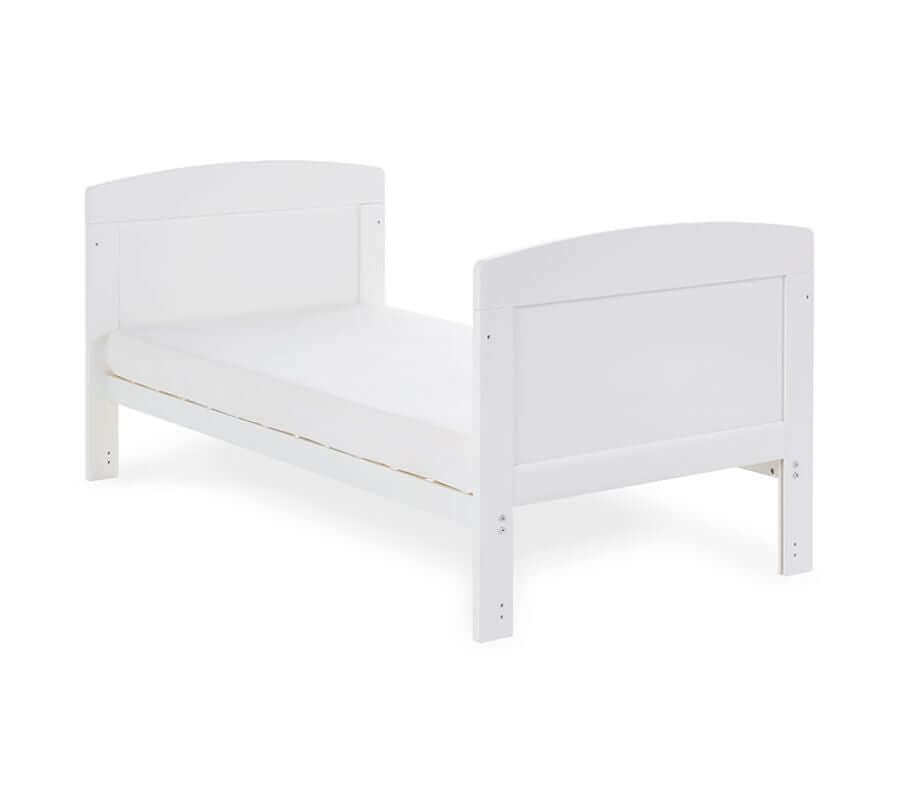  Obaby Grace 2 Piece Cot Bed - Toddler Bed View - White Background