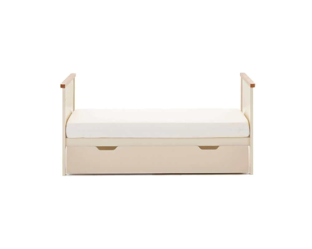 Obaby Cashmere Evie Mini Cot Toddler Bed - With Under Draw - White Background