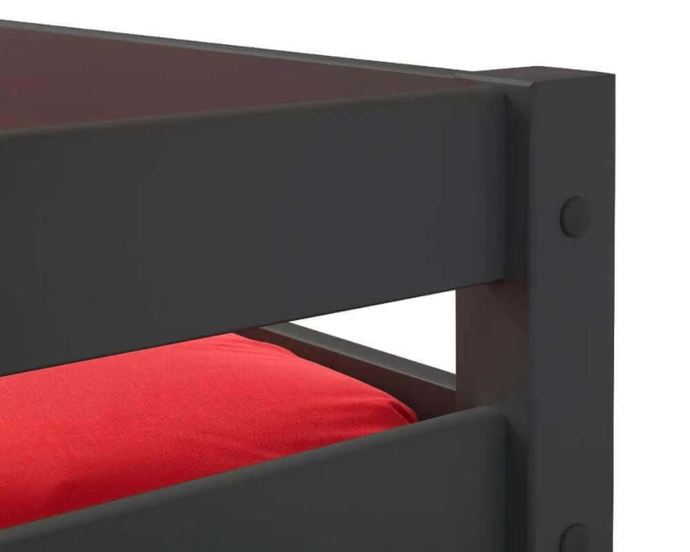 View Image of triple Sleeper Bunk Bed corner guard rail - Anthracite - white background