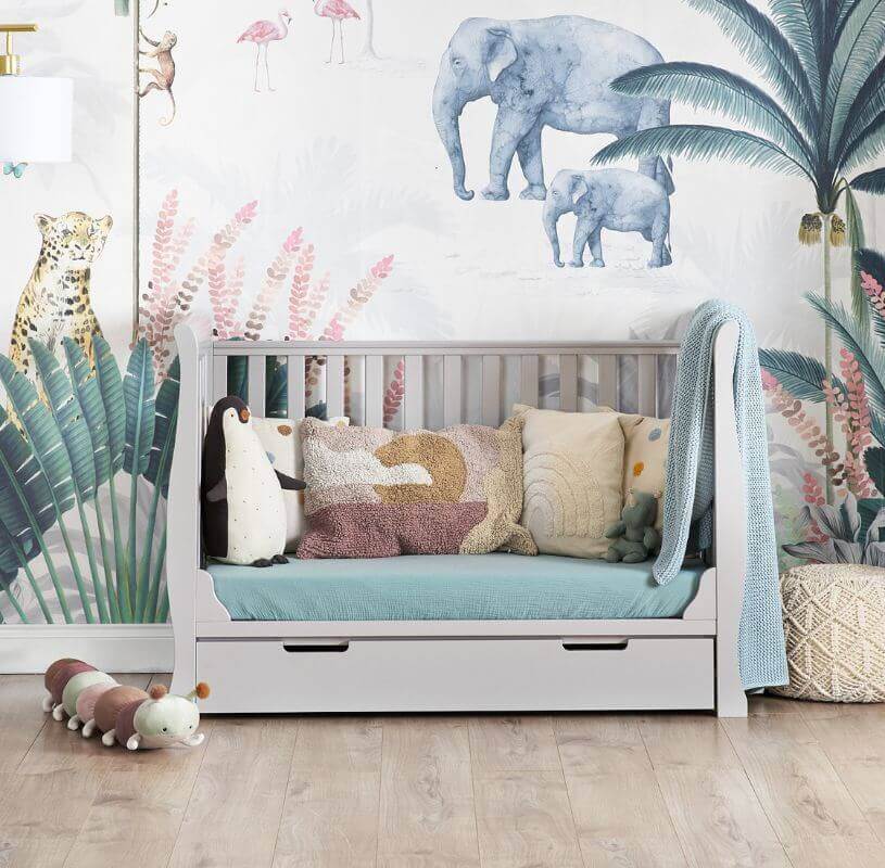 Stamford Mini Sleigh Cot Bed