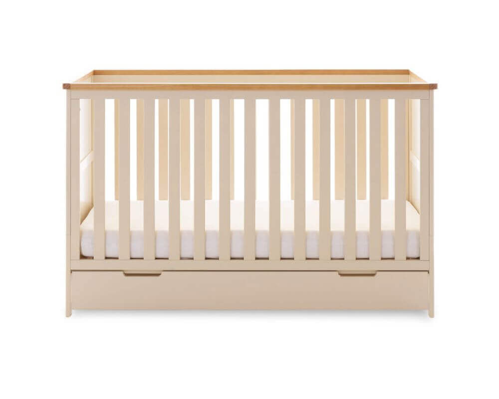 Obaby Cashmere Evie Cot Bed - White Background