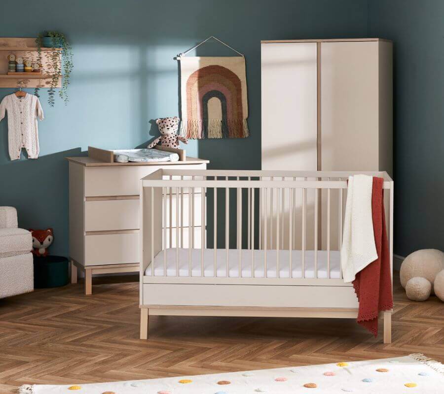 Astrid 3 Piece Cot Bed Room Set