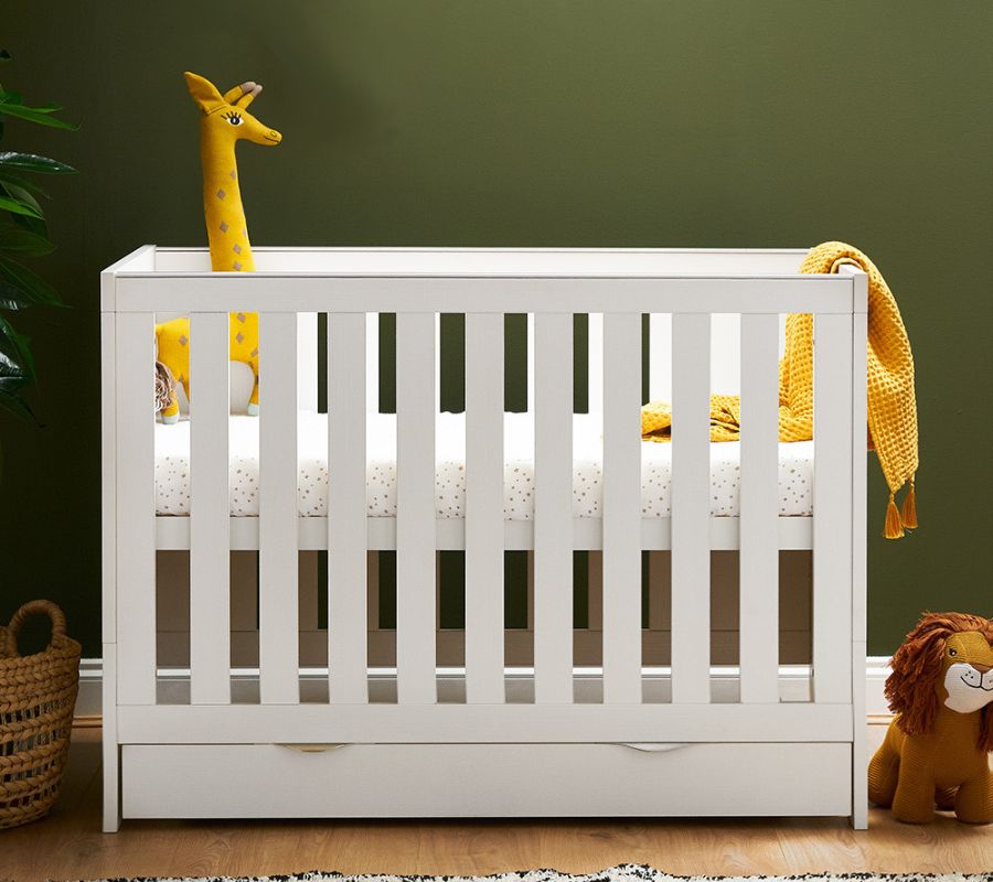 Nika Mini Cot Bed & Underdrawer