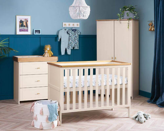 Obaby Cashmere Evie Mini 3 Piece Room Set - Bedroom View