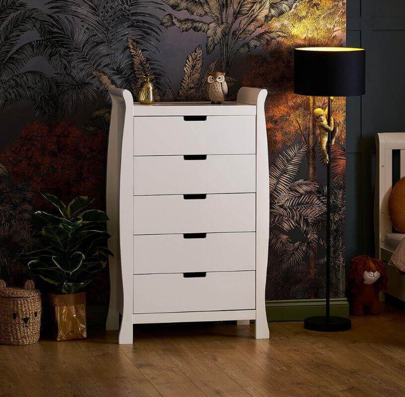 Obaby Stamford Sleigh Tall Chest of Drawers