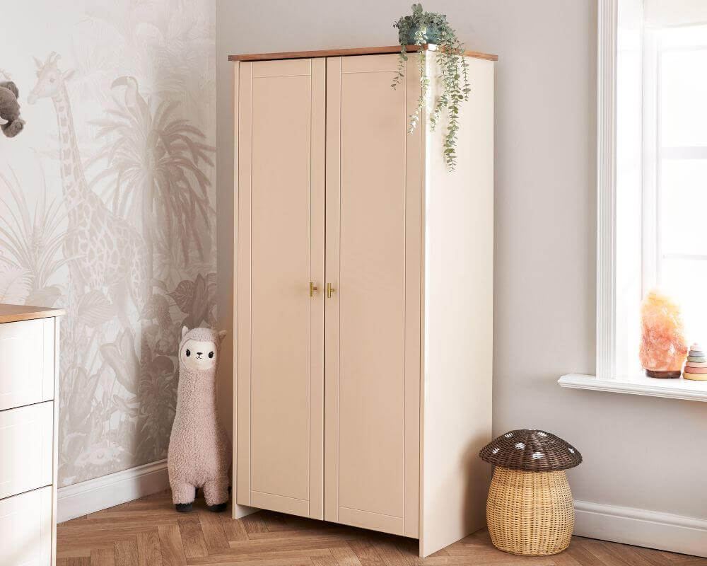 Obaby Cashmere Evie Double Wardrobe - Bedroom View