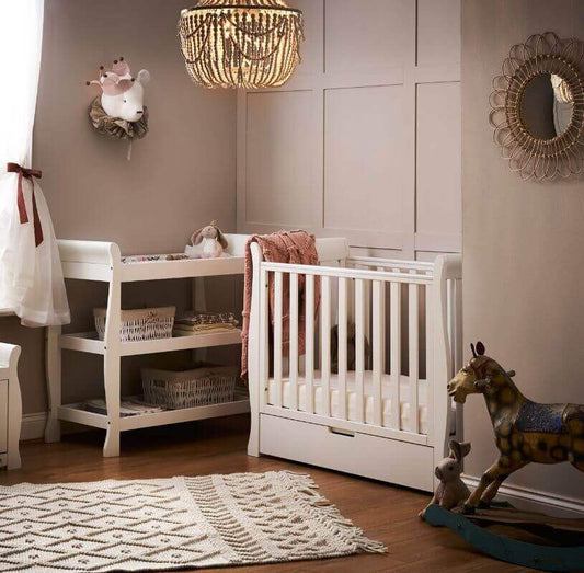 Stamford Space Saver Sleigh Cot 2 Piece Room Set