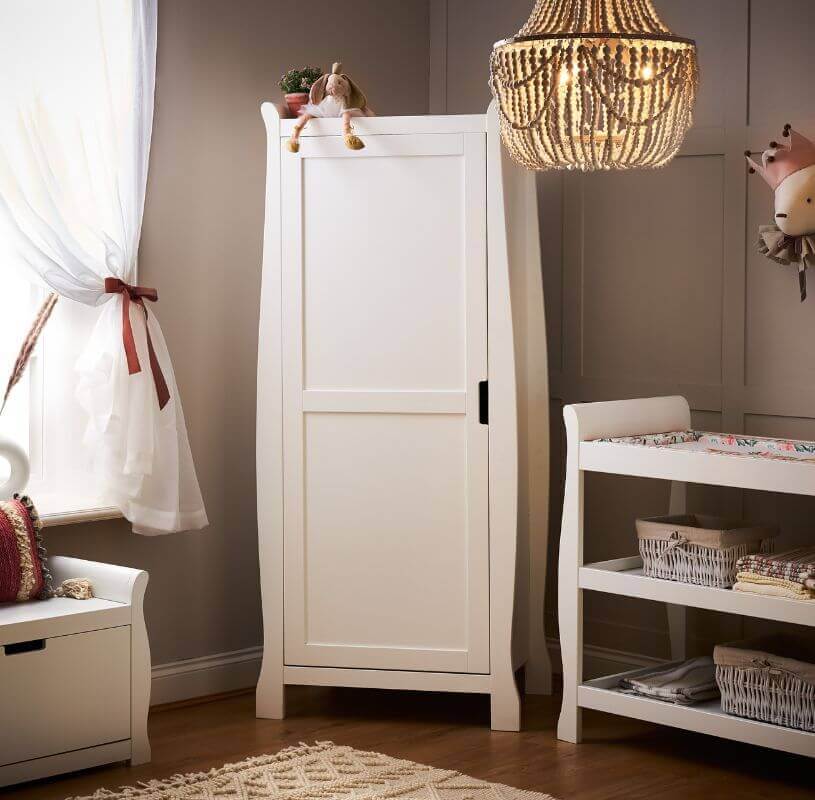 Obaby Stamford Sleigh Single Wardrobe