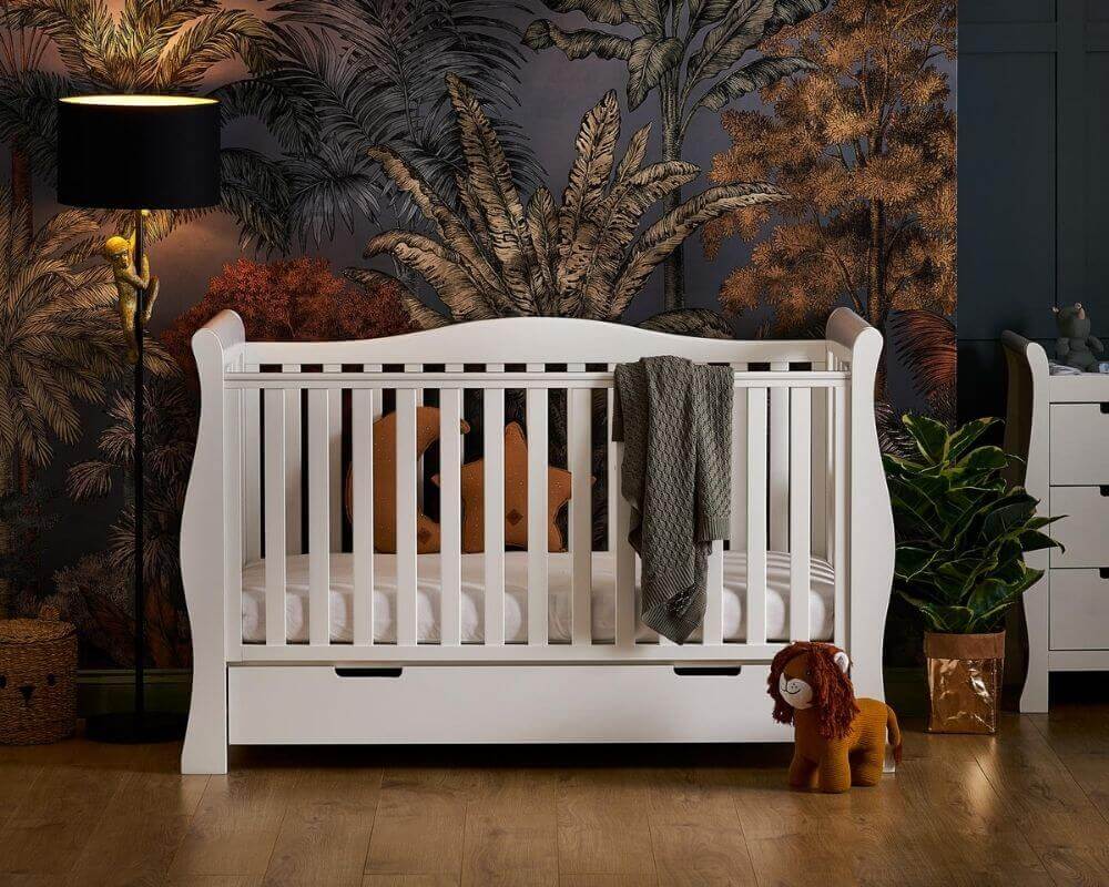 Obaby Stamford Luxe Sleigh Cot Bed