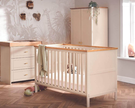 Obaby Cashmere Cot Bed 3 Piece Nursery Bedroom Set - Bedroom View