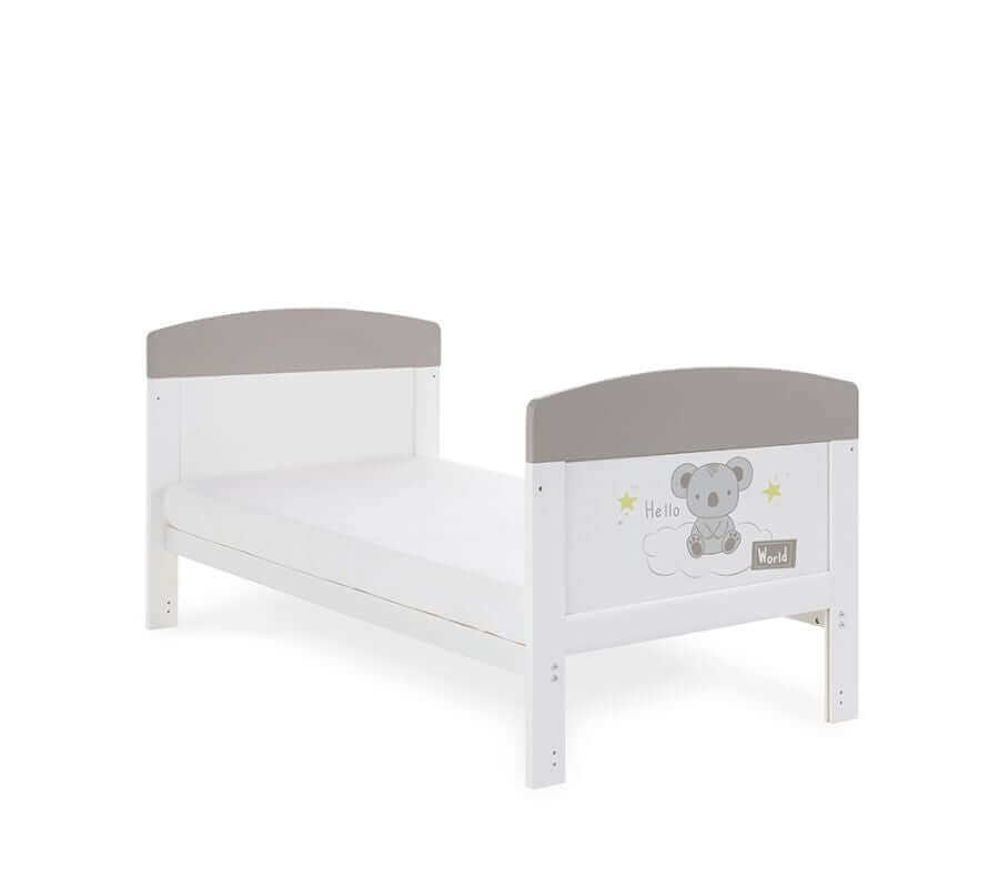 Grace Inspire Cot Bed & Under Drawer - White Background