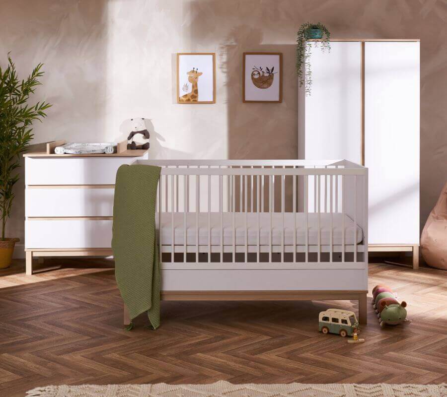 Astrid 3 Piece Cot Bed Room Set