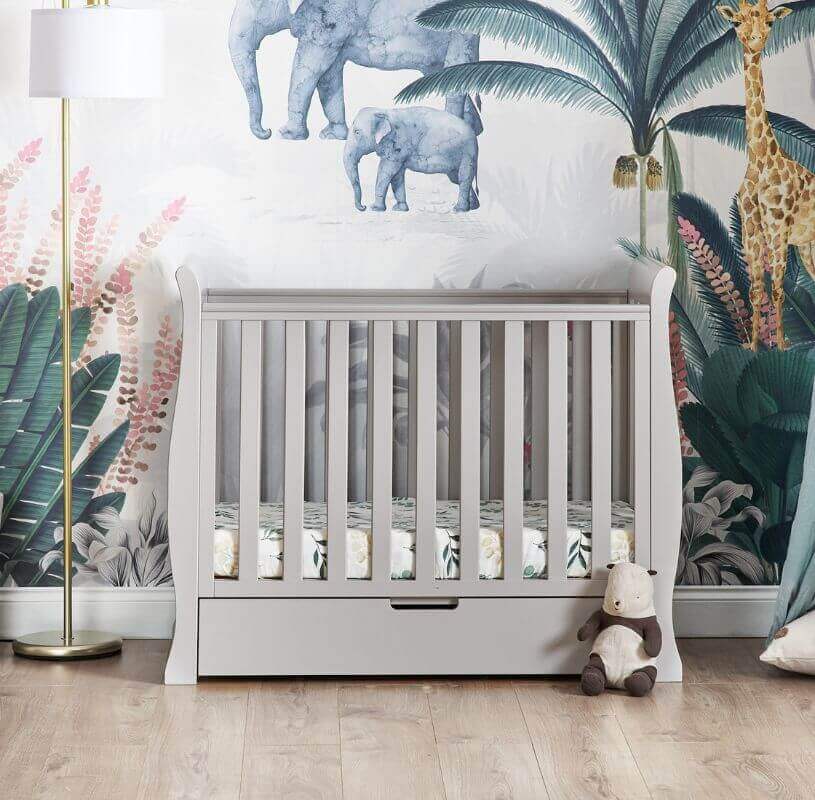 Obaby Stamford Space Saver Sleigh Cot