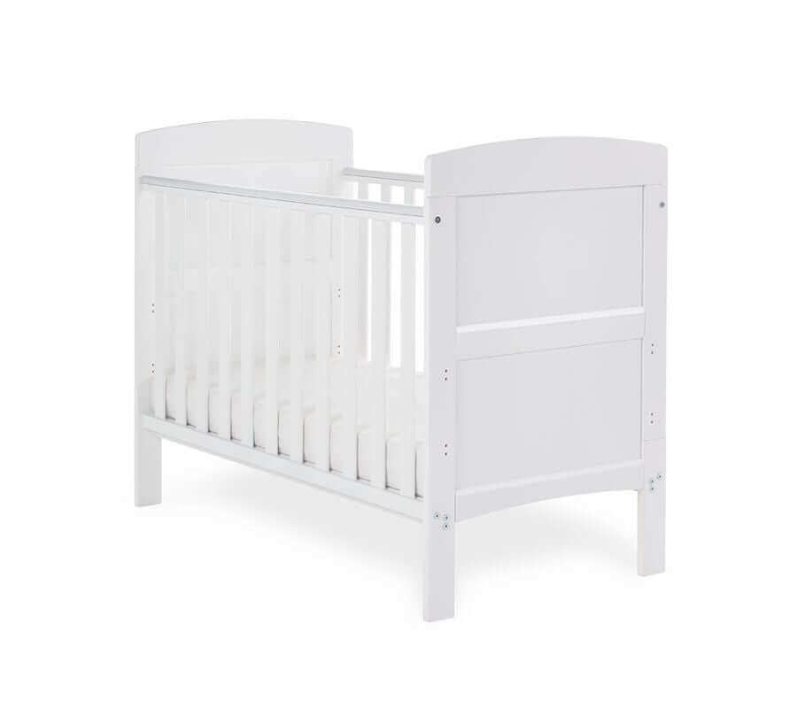 Grace Mini 2 Piece Cot Bed Room Set - White Background