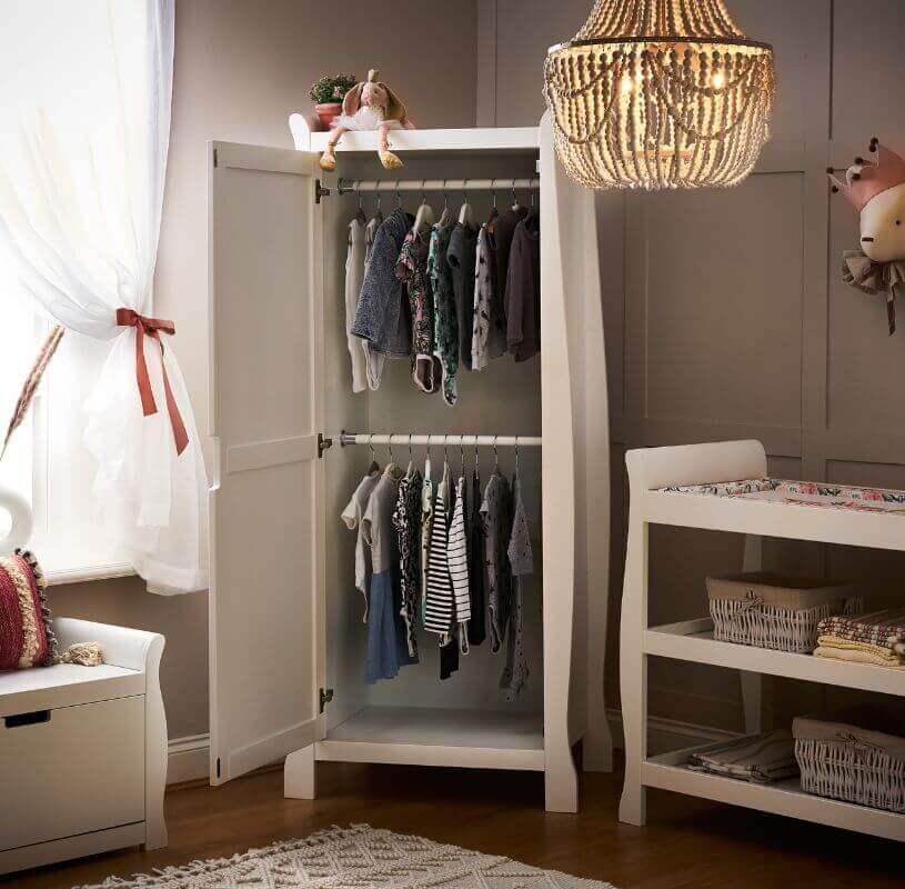 Obaby Stamford Sleigh Single Wardrobe