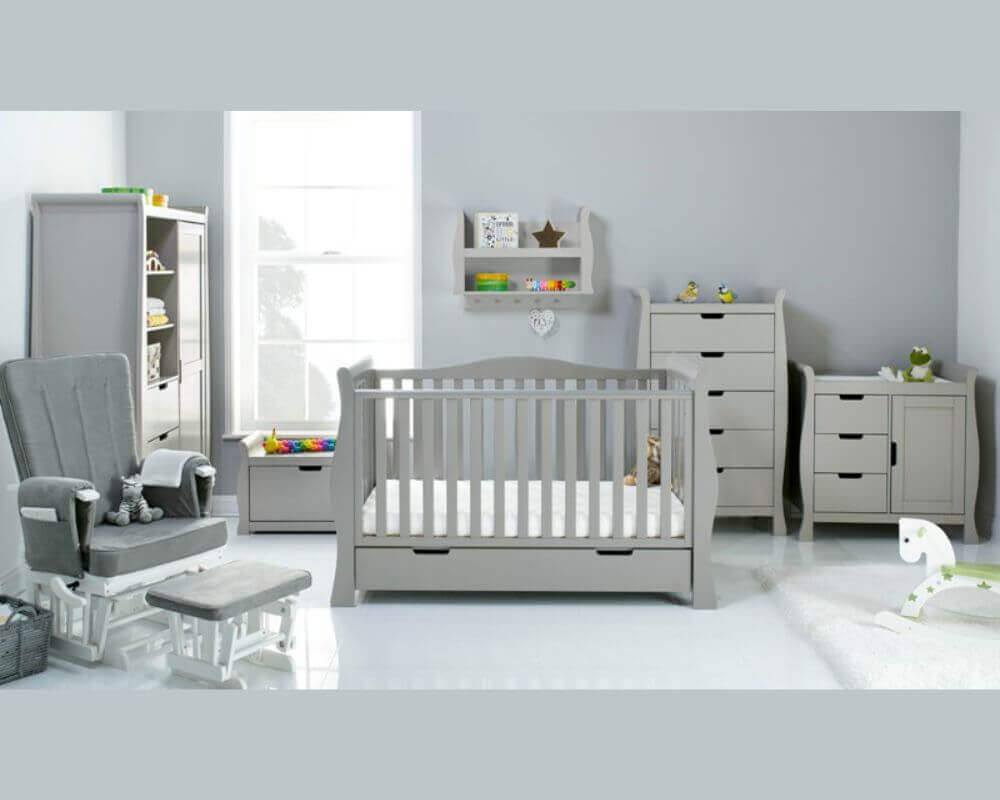 Obaby Stamford Luxe 7 Piece Cot Bed Room Set