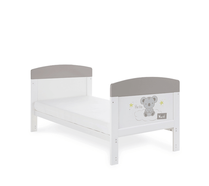 Grace Inspire Cot Bed & Under Drawer - White Background