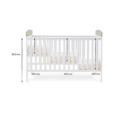 Grace Inspire Cot Bed Hello World Koala - White Background