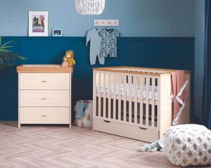 Obaby Cashmere Evie Mini 2 Piece Room Set - Bedroom Setting