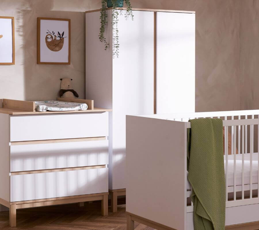 Astrid 3 Piece Cot Bed Room Set