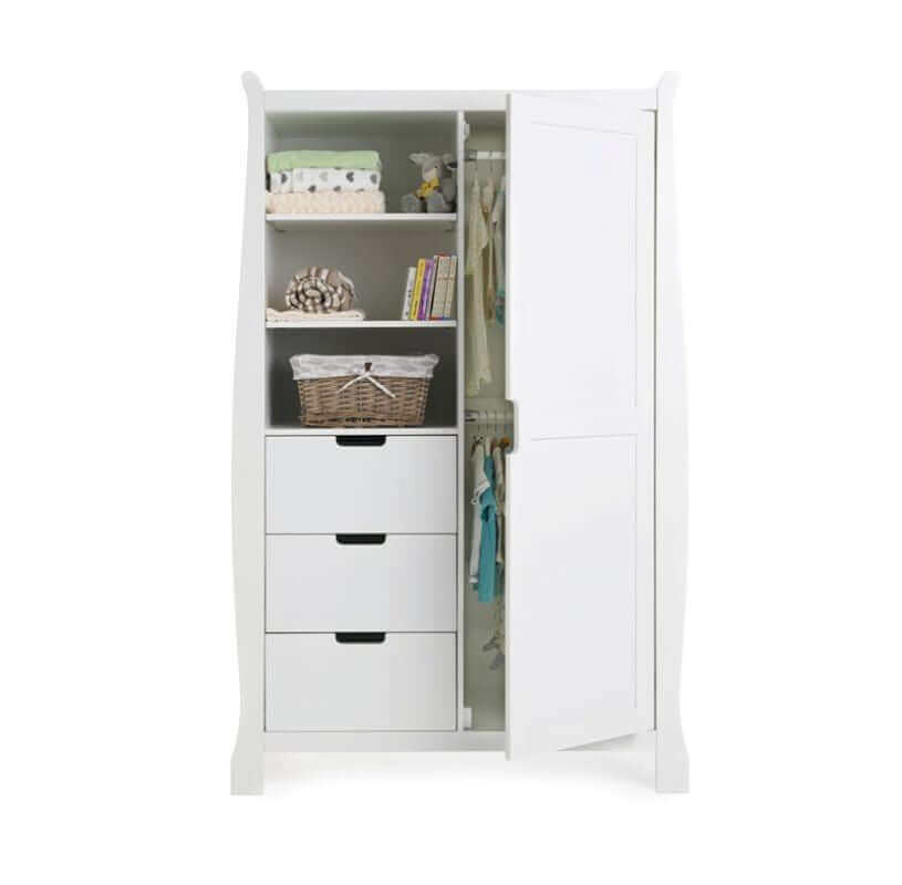 Obaby Stamford Sleigh Double Wardrobe