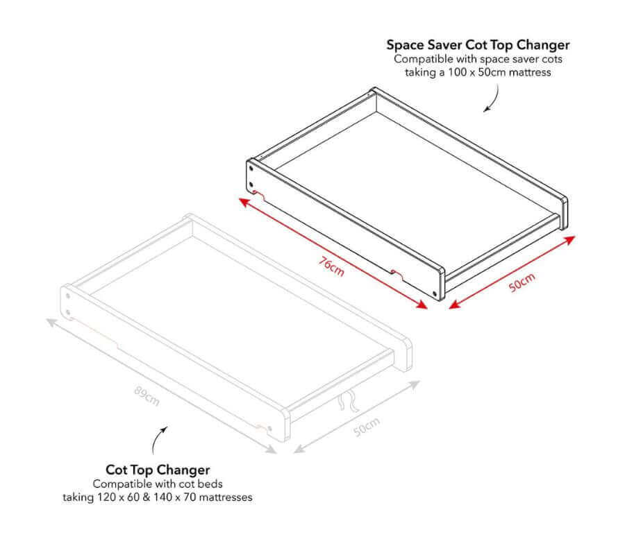 Space Saver Cot Top Changer