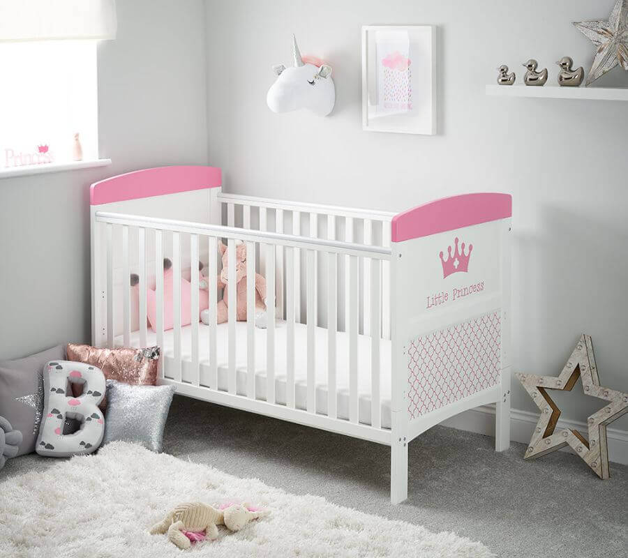 Obaby Grace Inspire Cot Bed Little Prince & Princess - Room View