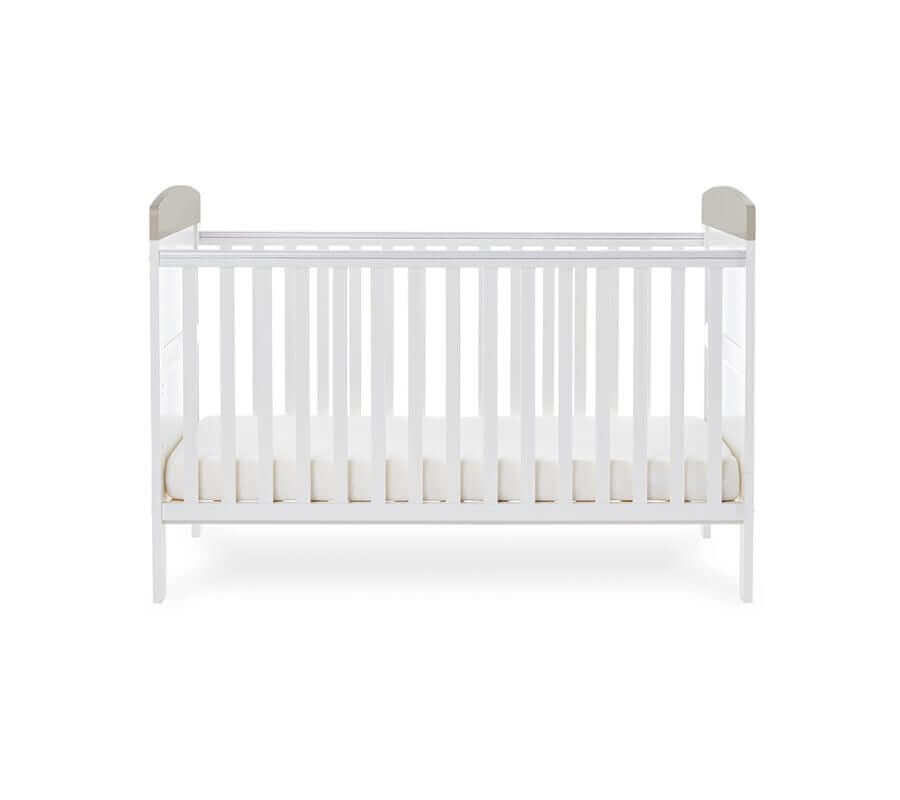 Grace Inspire Cot Bed & Under Drawer - White Background