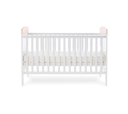 Grace Inspire Cot Bed & Under Drawer - White Background