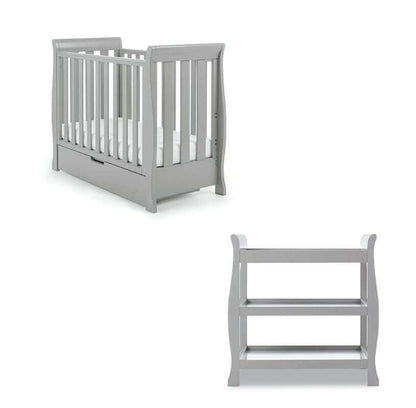 Stamford Space Saver Sleigh Cot 2 Piece Room Set