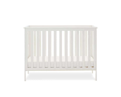 Obaby White Evie Mini Cot Bed - Bedroom View