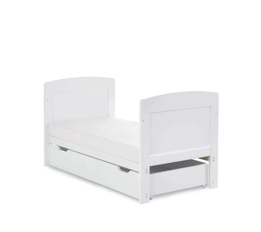 Obaby Grace Mini Cot Bed With Underdraw - White Background