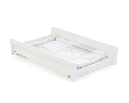 Stamford Space Saver Cot & Cot Top Changer - White