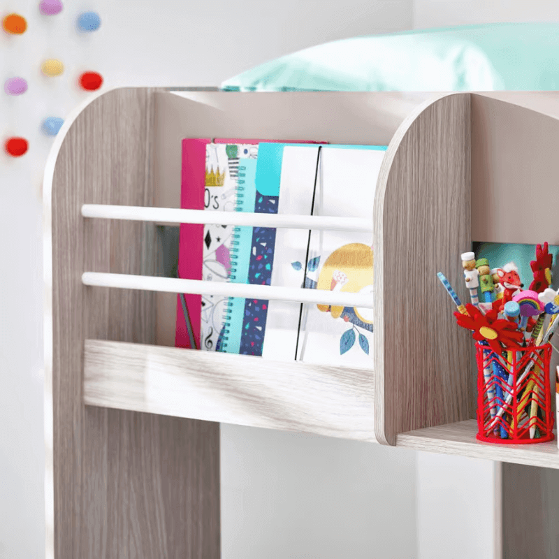 Julian Bowens Mars Bunk Bed add on book shelf