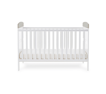 Grace Inspire Cot Bed & Under Drawer - White Background