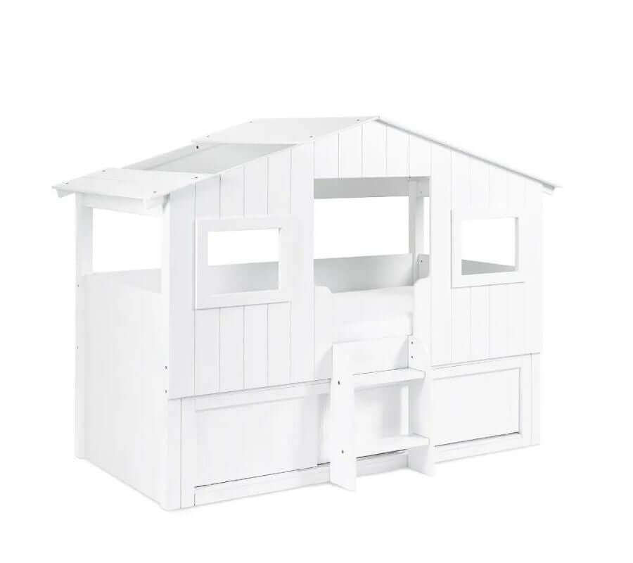 Acorn Treehouse Midsleeper & Storage Unit - White Background