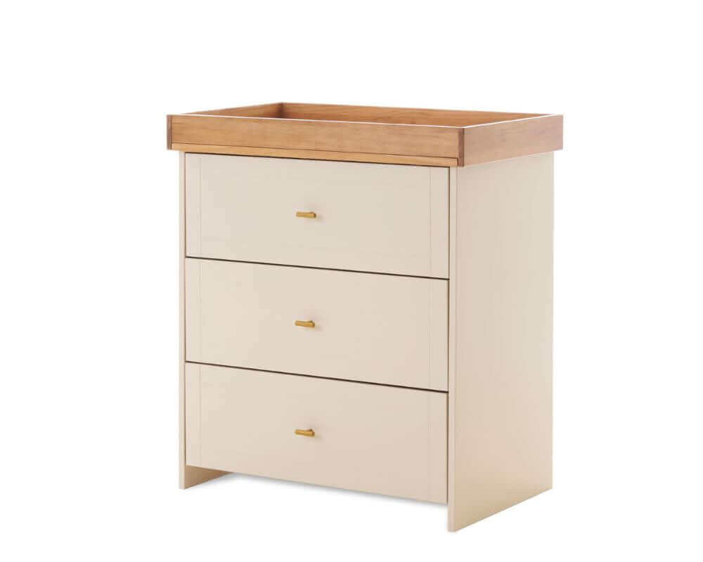 Obaby Cashmere Evie Changing 3 Draw Unit - White Background