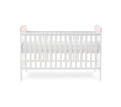 Grace Inspire Cot Bed & Under Drawer - White Background