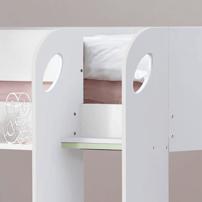 Julian Bowens Mars Bunk Bed & Underbed - View Of Top Ladder - Top Entrance To Top Bunk