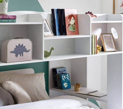 Julian Bowen Owen Bunk Bed - Bedroom View - Shelves