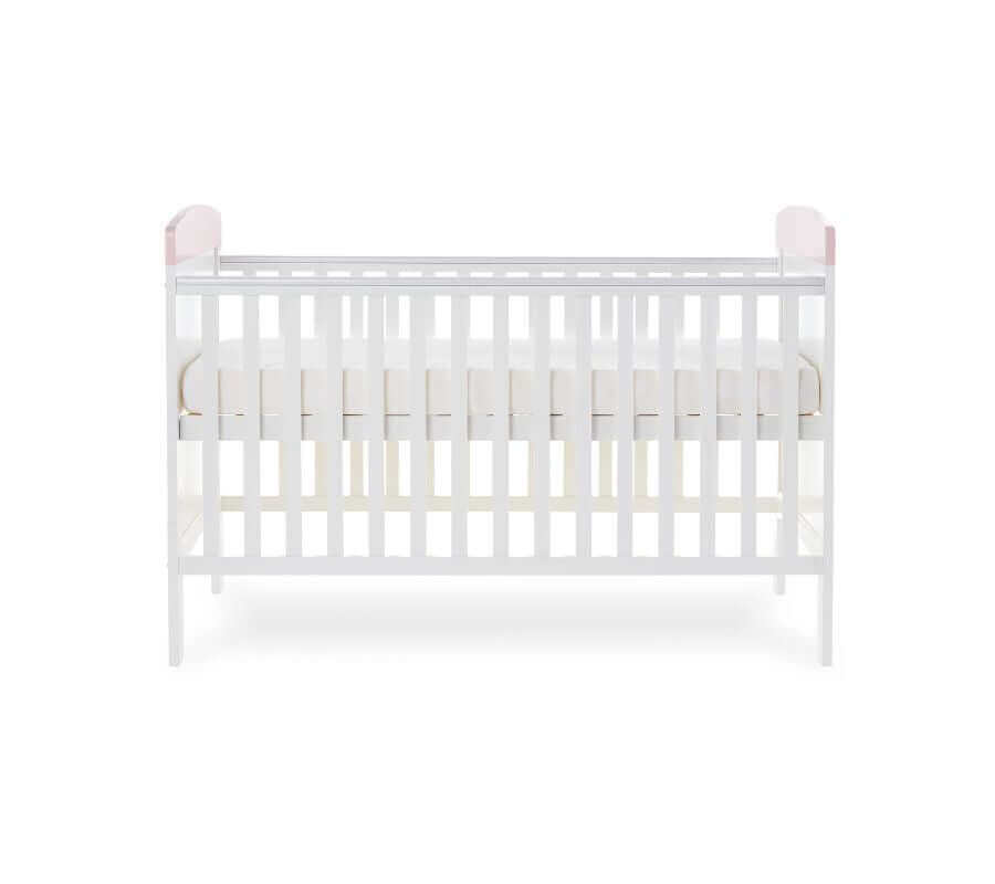 Obaby Grace Inspire Cot Bed - Unicorn - White Background