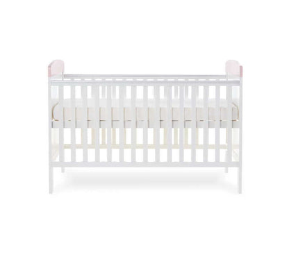 Obaby Grace Inspire Cot Bed - Unicorn - White Background