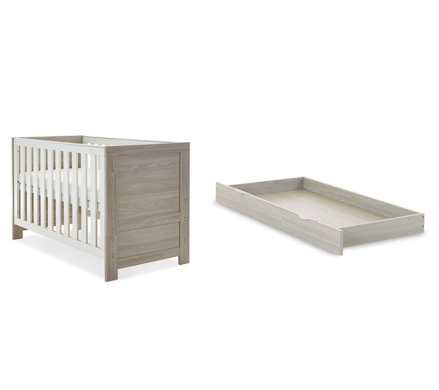 Obaby Nika Cot Bed & Under Drawer