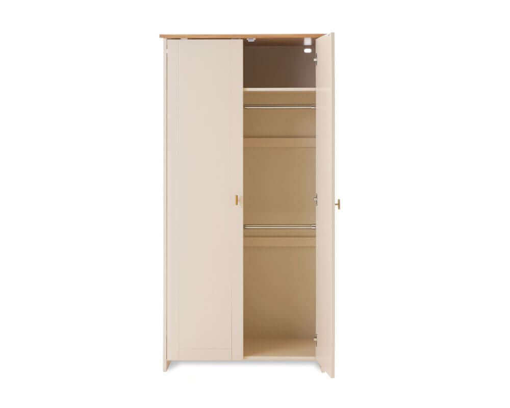 Obaby Cashmere Evie Double Wardrobe - Door Open White Background