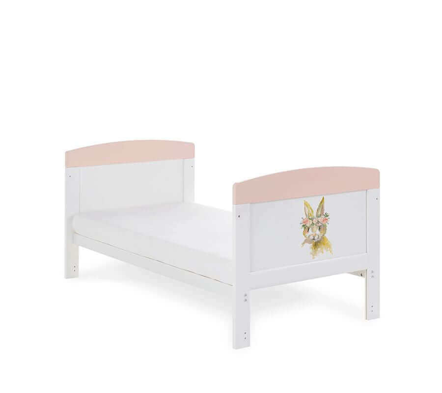 Grace Inspire Cot Bed & Under Drawer - White Background