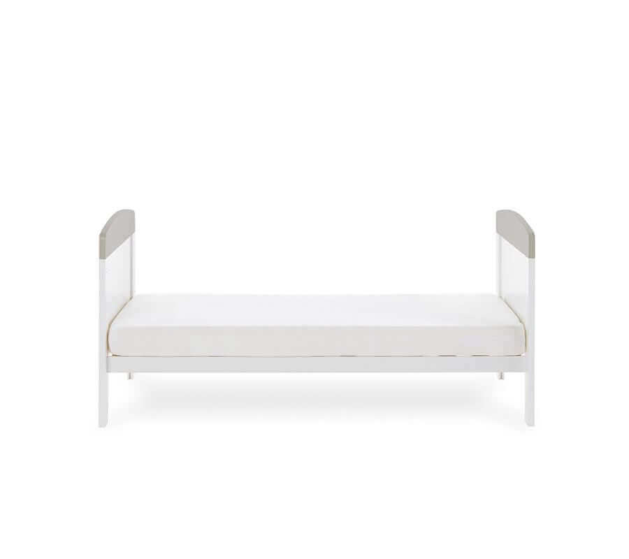 Grace Inspire Cot Bed & Under Drawer - White Background